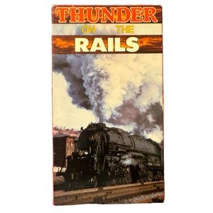 Retro/Vintage (1990) VHS Movie About Trains And The West, “Thunder On The Rails”